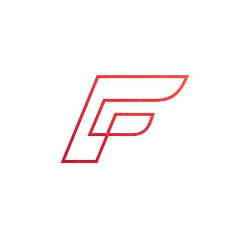 Premium Vector | Letter f outline logo