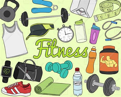 Gym Training Clipart
