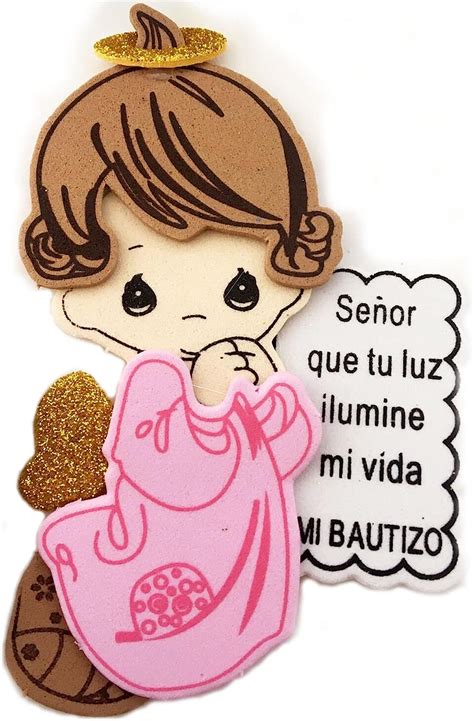 Buy RBN 10 PCS Recuerdos Bautizo Angel Party Favors Girl Baptism Party ...