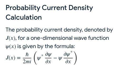 calculate the probability current densities for the wave function \psi ...