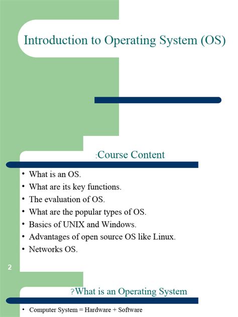 Types of Operating System PDF 的图像结果