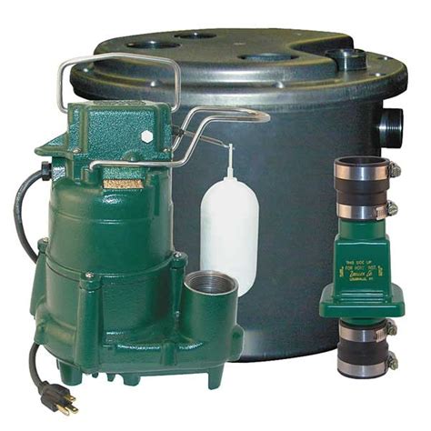 Zoeller Drain Pump System, 1/2 HP, 115 V, 9.4 A 131-0001 | Zoro