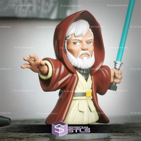 Chibi STL Collection - Old Obi-Wan Kenobi | SpecialSTL