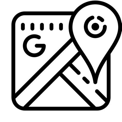 Google Maps Old icon in Quill Style