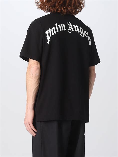 PALM ANGELS: t-shirt for man - Black | Palm Angels t-shirt ...