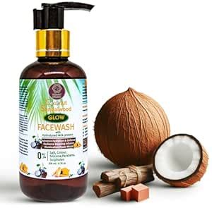 Vedaant Organic Coconut Sandalwood Glow Face Wash for All Skin Types ...