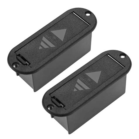 2Pcs Battery Compartment 9V Active Guitar Pickup Battery Packs 9-Volt ...