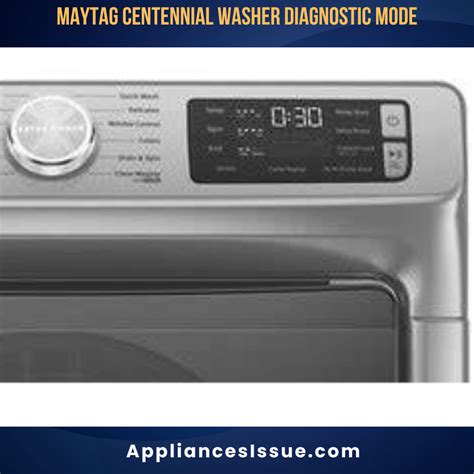 Maytag Centennial Washer Diagnostic Mode [Fixation 2024]