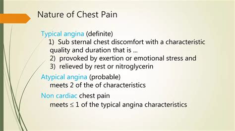 Chronic stable angina | PPTX