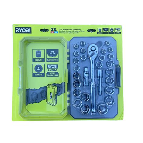 RYOBI 3/8" Ratchet and Socket Set (28-Piece) – Ryobi Deal Finders