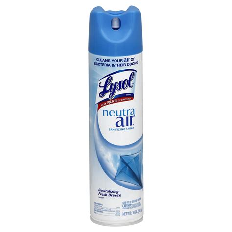 Lysol Neutra Air Sanitizing Spray, Fresh Scent, 10 oz (283 g)