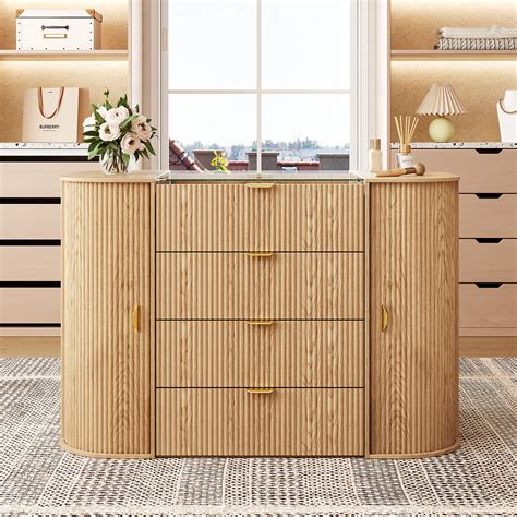 Latitude Run® 47''W Bedroom Closet Island With Drawers And Storage ...