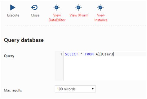 Query Database 的图像结果