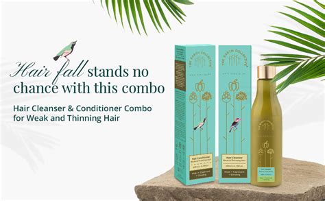 Buy THE EARTH COLLECTIVE Weak And Thinning Hair Combo Pack - Shampoo ...