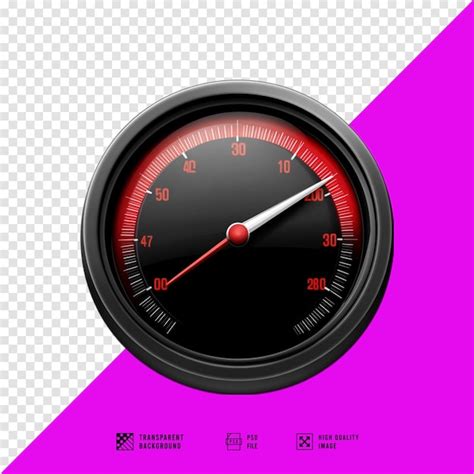 Car speedometer transparent png file | Premium AI-generated PSD