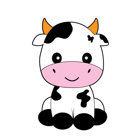 Cute Cow Drawing