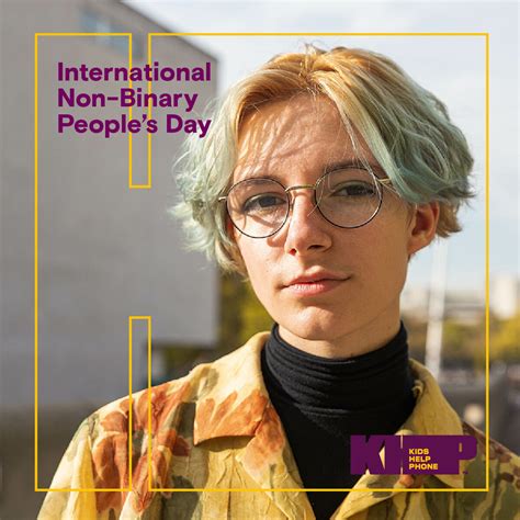 Today is International Non-Binary People’s Day on which we celebrate and create awareness for ...