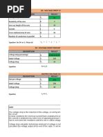 Image result for Voltage Drop Calculation Excel Sample