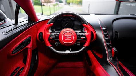 Bugatti Chiron Pur Sport Wallpaper 4K, Interior, Cockpit