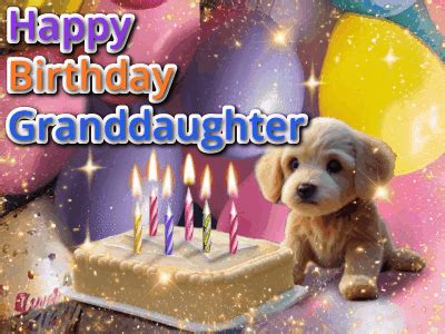 Happy Birthday Granddaughter GIF 77