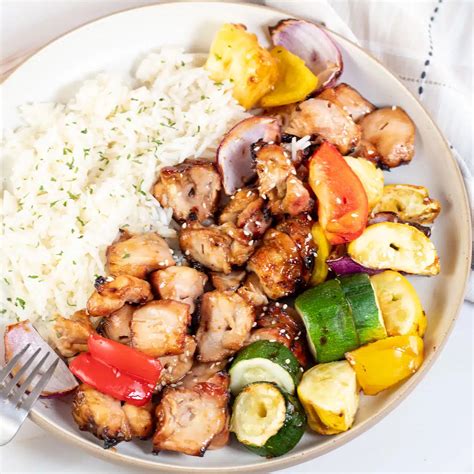 Chicken Teriyaki Skewers | Bake It With Love