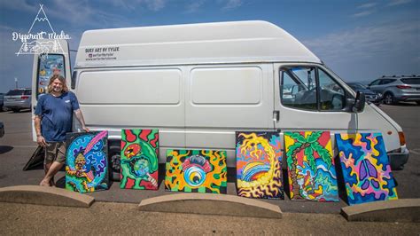 Artist Lives Full Time Van Life in Self built Van. - YouTube
