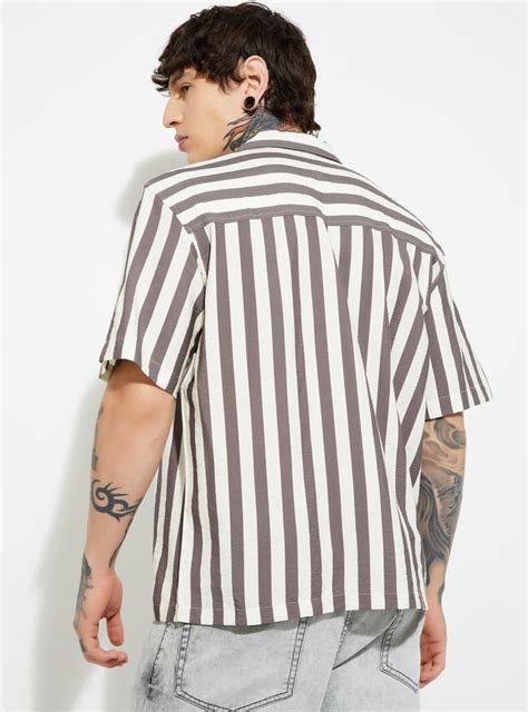 Buy URB_N Men Striped Relaxed Fit Shirt Online at just Rs. 899.0 ...