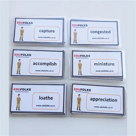 Synonyms Flashcards 6 sets of 30 cards - Edufolks