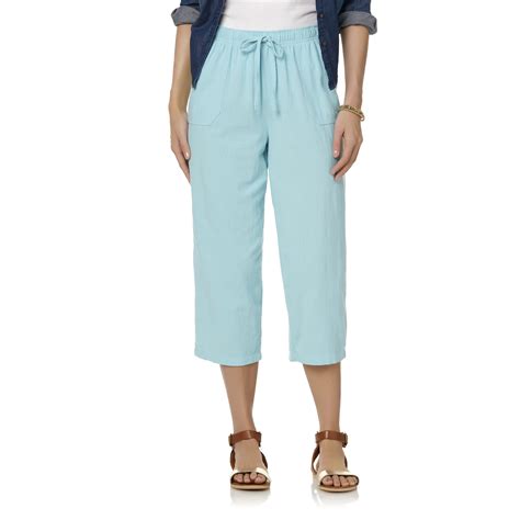 Basic Editions Women's Capri Pants