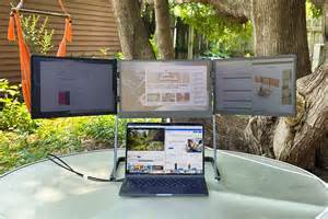 This Monstrosity Gives Your Laptop Three Massive Monitors, but You'll ...