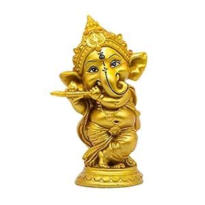 Buy Made InHand Golden Finish Polyresin Good Luck Ganesha Decorative ...