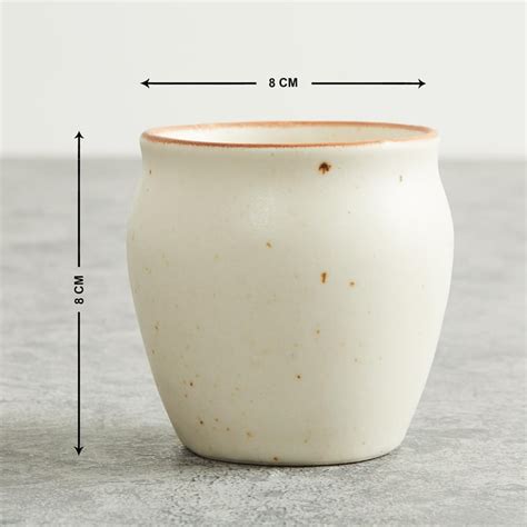 Buy Corsica Marshmallow Stoneware Kulhad from Corsica by Home Centre at ...