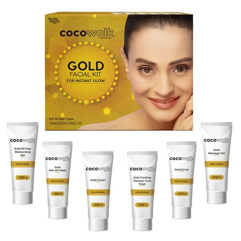 Cocowalk Professional Gold Facial|Brighten & Repair|Gold & Rosemary ...