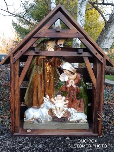 Wooden Nativity Set Indoor at Anita Sosebee blog
