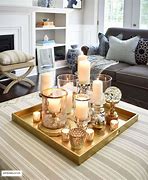 Image result for How to Decorate an Ottoman Coffee Table