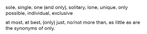 Find a word from the extract which means the same as,.. only - Brainly.in