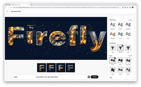 Image result for Adobe Firefly Features
