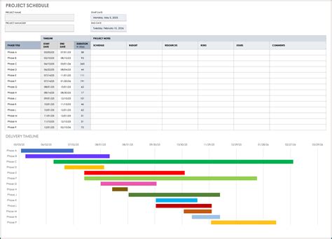 Project Schedule Schedule Excel Microsoft 的图像结果