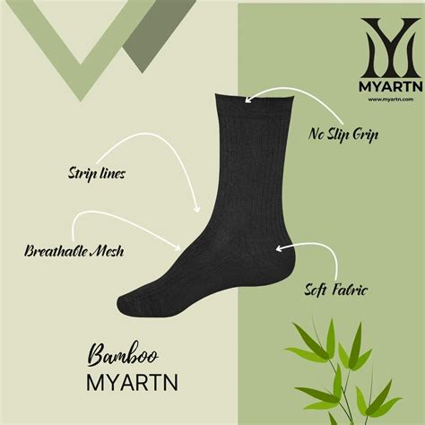 Bamboo Formal Socks – Black – MYARTN
