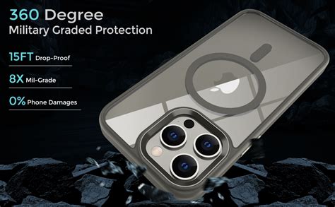 DIZORO iPhone 15 Pro Max Case,Compatible with MagSafe, Non Yellow ...