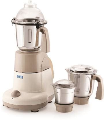 BOSS Excel Mixer Grinder 750 W Mixer Grinder (3 Jars, Golden Beige ...