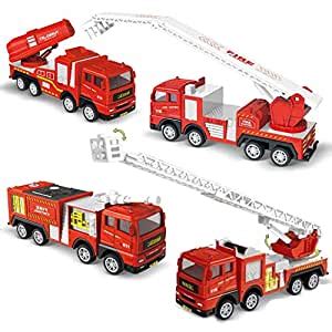 Hobby Central fire Truck Toy, fire Truck Toys for Kids fire Engine ...