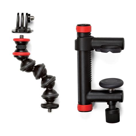 Action Camera Clamp Mount | Joby Action Clamp – Flexible GorillaPod Arm ...