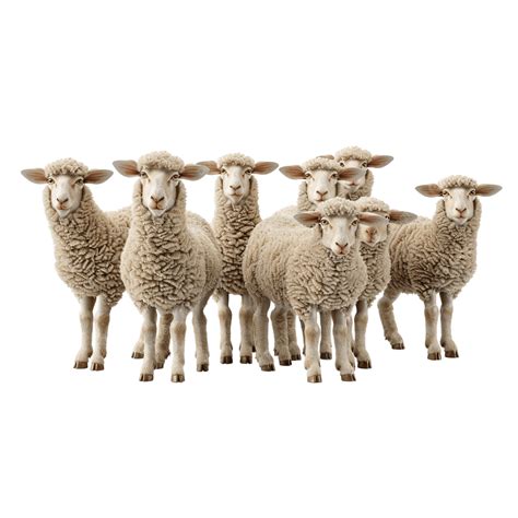 Flock Of Sheep Clipart Black And White