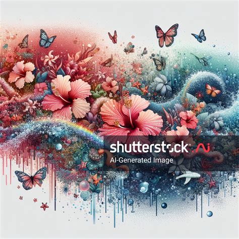 Large Logo Flowers Butterflies Flower Magic AI-generated image 2471137091 | Shutterstock
