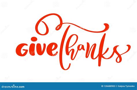Give Thanks Friendship Family Positive Quote Thanksgiving Day Lettering ...