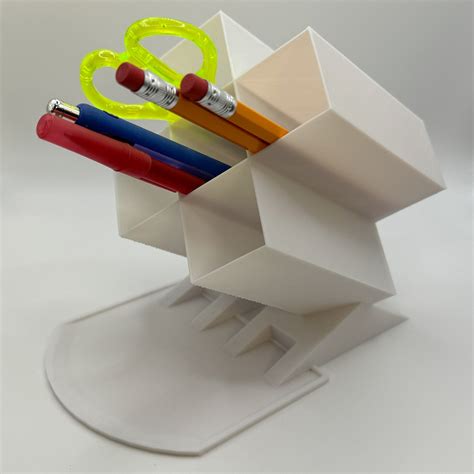 Pencil Holder /angled Pencil Holder / Diagonal Pencil Holder / X Shaped ...