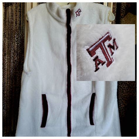 Vintage Fleece TEXAS A&M Sweater Vest - Etsy