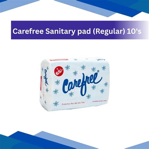 Buy Carefree Sanitary pad (Regular) 10's Online | Uses, Price, Benefits ...
