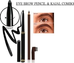 PRICARA BEAUTY SMUDGE PROOF KAJAL & EYE BROW PENCIL Price in India ...